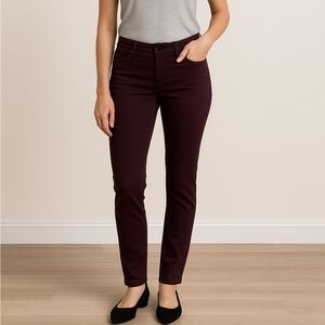 Liverpool Los Angeles Women’s Slim Fit Pants | Size 2/26 Dark Plum